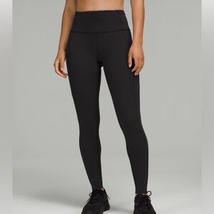 Lululemon fast and free brushed fabric high rise legging